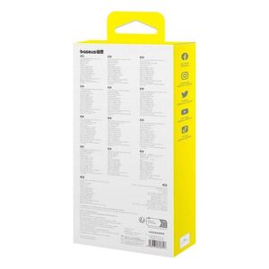 Adapter Hub 10in1 Baseus USB-C - 2xHDMI, 3xUSB-A, USB-C, RJ45, SD/TF, PD juodos spalvos - Image 8