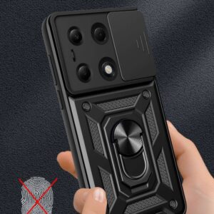 Xiaomi Redmi Note 13 Pro 4G/LTE / POCO M6 Pro 4G/LTE Tech-Protect Camshield Pro dėklas telefonui juodos spalvos - Image 5