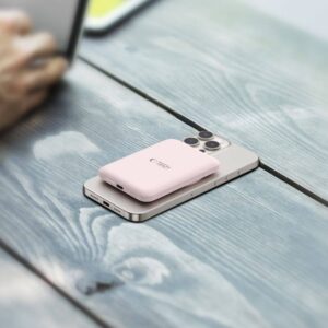 Tech-Protect PB10 LifeMag MagSafe powerbank 5000MAH rožinės spalvos - Image 9