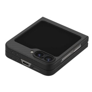Samsung Galaxy Z Flip6 Spigen Airskin Aramid Black dėklas telefonui juodos spalvos - Image 5