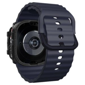 Dėklas Samsung Galaxy Watch 7 (44 mm) Spigen Rugged Armor Matte juodos spalvos - Image 6