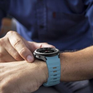 Apyrankė Samsung Galaxy Watch 4 / 5 / 5 PRO / 6 / 7 / FE Tech-Protect Silicone Montego mėlynos spalvos - Image 4