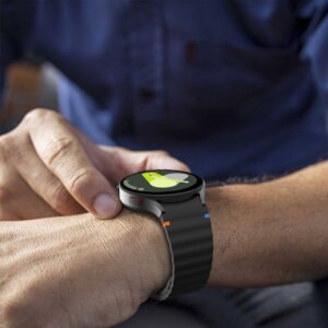 Apyrankė Samsung Galaxy Watch 4 / 5 / 5 PRO / 6 / 7 / FE Tech-Protect silikoninė Sport black - Image 4