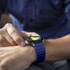 Apyrankė Samsung Galaxy Watch 4 / 5 / 5 PRO / 6 / 7 / FE Tech-Protect silikoninė Sport navy blue - Image 4