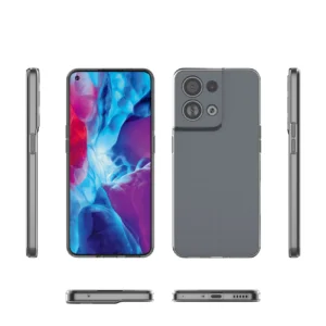 Ultra Clear 0.5mm Oppo Reno 8 thin dėklas telefonui skaidrus - Image 3