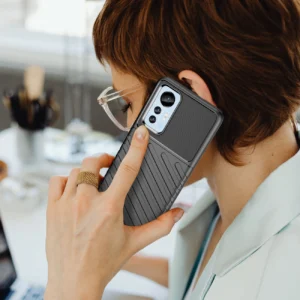 Thunder Xiaomi 12 Lite silikoninis armor dėklas telefonui juodos spalvos - Image 2