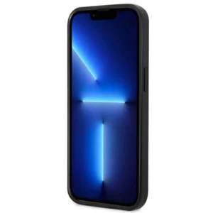 US Polo USHCP14LPFAV Apple iPhone 14 Pro 6.1" dėklas telefonui mėlynos spalvos Leather Stitch - Image 5