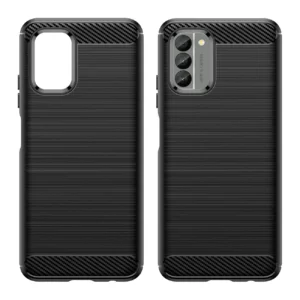 Carbon Nokia G400 flexible silikoninis carbon dėklas telefonui juodos spalvos - Image 3