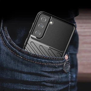 Thunder Case Samsung Galaxy A14 5G silikoninis armor dėklas telefonui juodos spalvos - Image 6