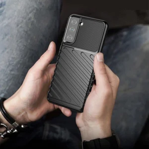 Thunder Case Samsung Galaxy A14 5G silikoninis armor dėklas telefonui juodos spalvos - Image 8