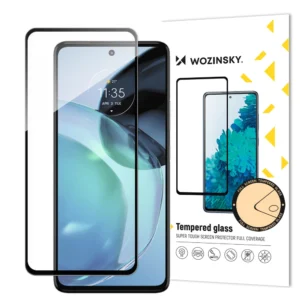Wozinsky Full Glue Apsauginis stiklas Motorola Moto G72 9H Full Screen Protector With Black Frame - Image 2