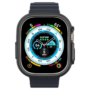 Spigen Thin Fit Apple Watch Ultra (49mm) juodos spalvos - Image 9
