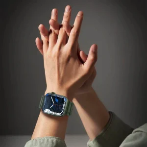 Apyrankė Triple Protection Apple Watch SE apyrankė, 9, 8, 7, 6, 5, 4, 3, 2, 1 (41, 40, 38 mm) mėlynos spalvos - Image 8