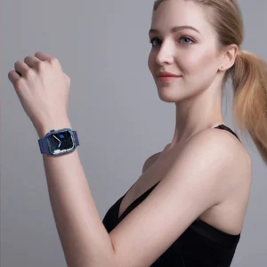 Apyrankė Triple Protection Apple Watch SE apyrankė, 9, 8, 7, 6, 5, 4, 3, 2, 1 (41, 40, 38 mm) mėlynos spalvos - Image 9