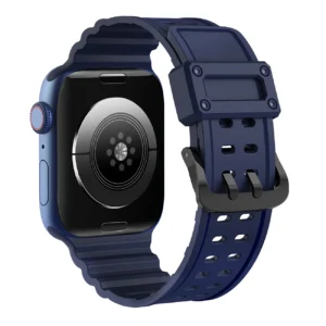 Apyrankė Triple Protection Apple Watch SE apyrankė, 9, 8, 7, 6, 5, 4, 3, 2, 1 (41, 40, 38 mm) mėlynos spalvos - Image 4