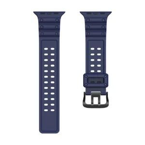 Apyrankė Triple Protection Apple Watch SE apyrankė, 9, 8, 7, 6, 5, 4, 3, 2, 1 (41, 40, 38 mm) mėlynos spalvos - Image 5