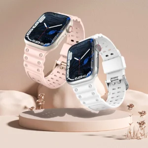Apyrankė Triple Protection Apple Watch SE, 9, 8, 7, 6, 5, 4, 3, 2, 1 (41, 40, 38 mm) žalios spalvos - Image 9