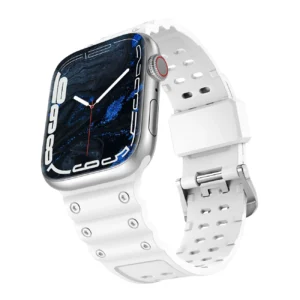 Apyrankė Triple Protection Apple Watch SE, 9, 8, 7, 6, 5, 4, 3, 2, 1 (41, 40, 38 mm) baltos spalvos - Image 4
