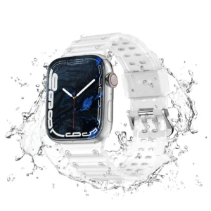 Apyrankė Triple Protection Apple Watch SE, 9, 8, 7, 6, 5, 4, 3, 2, 1 (41, 40, 38 mm) skaidri - Image 3