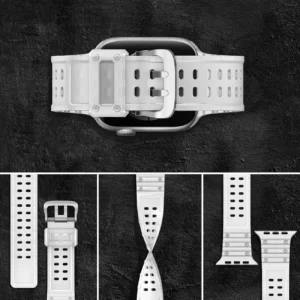 Apyrankė Triple Protection Apple Watch SE, 9, 8, 7, 6, 5, 4, 3, 2, 1 (41, 40, 38 mm) skaidri - Image 4