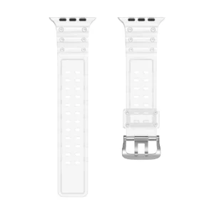 Apyrankė Triple Protection Apple Watch SE, 9, 8, 7, 6, 5, 4, 3, 2, 1 (41, 40, 38 mm) skaidri - Image 6