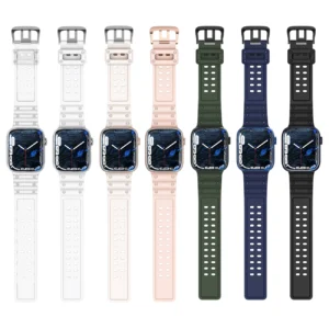Apyrankė Triple Protection Apple Watch Ultra, SE, 9, 8, 7, 6, 5, 4, 3, 2, 1 (49, 45, 44, 42 mm) baltos spalvos - Image 7