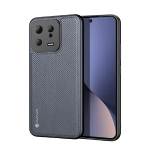 Dux Ducis Fino Xiaomi 13 with silikoninis frame dėklas telefonui pilkos spalvos