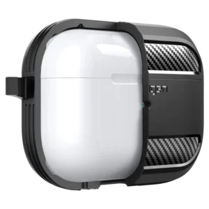 Spigen RUGGED ARMOR Apple AIRPODS PRO 1 / 2 dėklas ausinėms juodos spalvos - Image 8