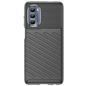 Thunder Motorola Moto G62 5G silikoninis armor dėklas telefonui juodos spalvos - Image 8