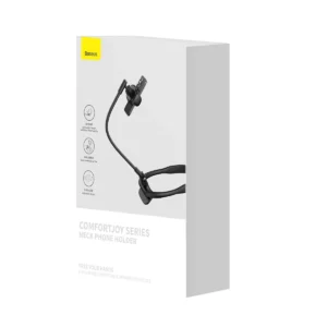 Baseus ComfortJoy Series universal neck mount, phone stand black (LUGB000001) - Image 5