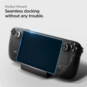 Apsauginis stiklas Spigen GLAS.TR "EZ FIT" STEAM DECK CLEAR - Image 3