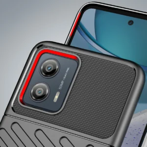 Thunder Motorola Moto G53 silikoninis armor dėklas telefonui juodos spalvos - Image 6