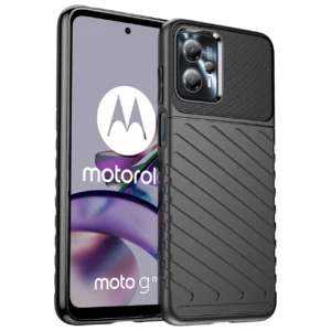Thunder Motorola Moto G13 silikoninis armor dėklas telefonui juodos spalvos