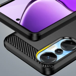 Carbon Infinix Hot 20S flexible silikoninis carbon dėklas telefonui juodos spalvos - Image 6