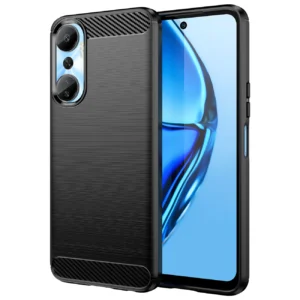 Carbon Infinix Hot 20 flexible silikoninis carbon dėklas telefonui juodos spalvos