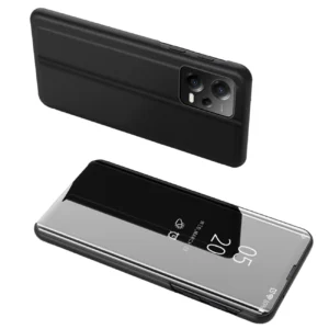 Clear View Xiaomi Redmi Note 12 Pro / Poco X5 Pro 5G atverčiamas dėklas telefonui juodos spalvos
