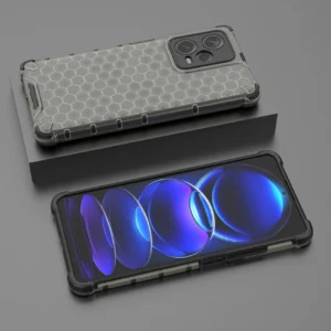 Honeycomb Xiaomi Redmi Note 12 Pro+ armored hybrid dėklas telefonui juodos spalvos - Image 3