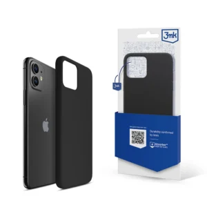 3mk silikoninis Apple iPhone 11 - dėklas telefonui juodos spalvos