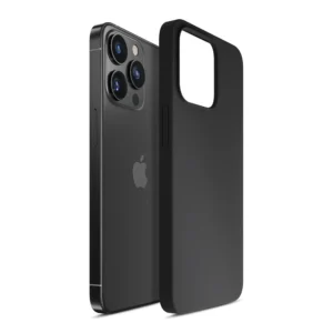 Apple iPhone 14 Pro 3mk silikoninis Series - dėklas telefonui juodos spalvos - Image 7