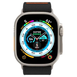 Spigen Fit Lite Ultra Apple Watch 4 / 5 / 6 / 7 / 8 / 9 / SE / Ultra (42 / 44 / 45 / 49 mm) juodos spalvos - Image 3