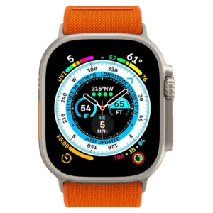 Spigen Fit Lite Ultra Apple Watch 4 / 5 / 6 / 7 / 8 / SE / Ultra (42 / 44 / 45 / 49 mm) oranžinės spalvos - Image 3