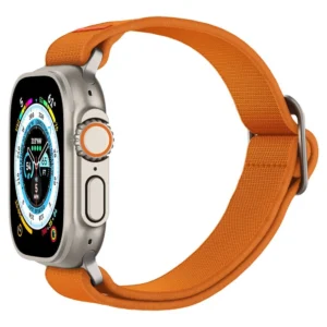 Spigen Fit Lite Ultra Apple Watch 4 / 5 / 6 / 7 / 8 / SE / Ultra (42 / 44 / 45 / 49 mm) oranžinės spalvos - Image 9