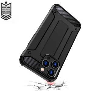 Apple iPhone 15 Pro Hybrid Armor - dėklas telefonui mėlynos spalvos - Image 6