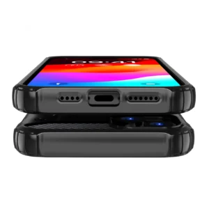 Apple iPhone 15 Plus Hybrid Armor - dėklas telefonui juodos spalvos - Image 7