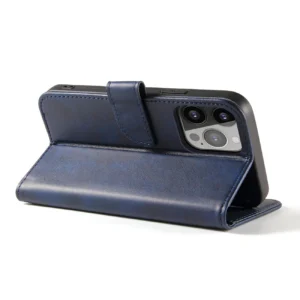 Wallet su stoveliu Apple iPhone 15 Plus Magnet - dėklas telefonui mėlynos spalvos - Image 3