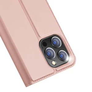 Dux Ducis Skin Pro Wallet Apple iPhone 15 Pro - dėklas telefonui rožinės spalvos - Image 3