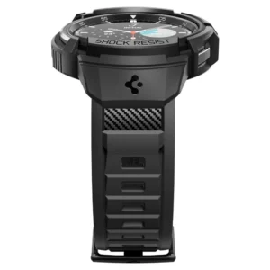 Spigen Rugged Armor "PRO" Samsung Galaxy Watch 6 CLASSIC (47 mm) juodos spalvos - Image 5