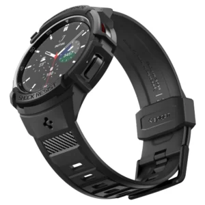 Spigen Rugged Armor "PRO" Samsung Galaxy Watch 6 CLASSIC (47 mm) juodos spalvos - Image 9