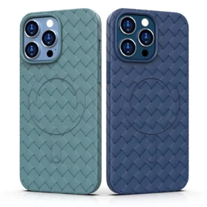 MagSafe Woven Apple iPhone 15 - dėklas telefonui violetinės spalvos - Image 4