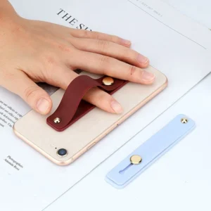 Self-adhesive finger holder su zipper - žydros spalvos - Image 5